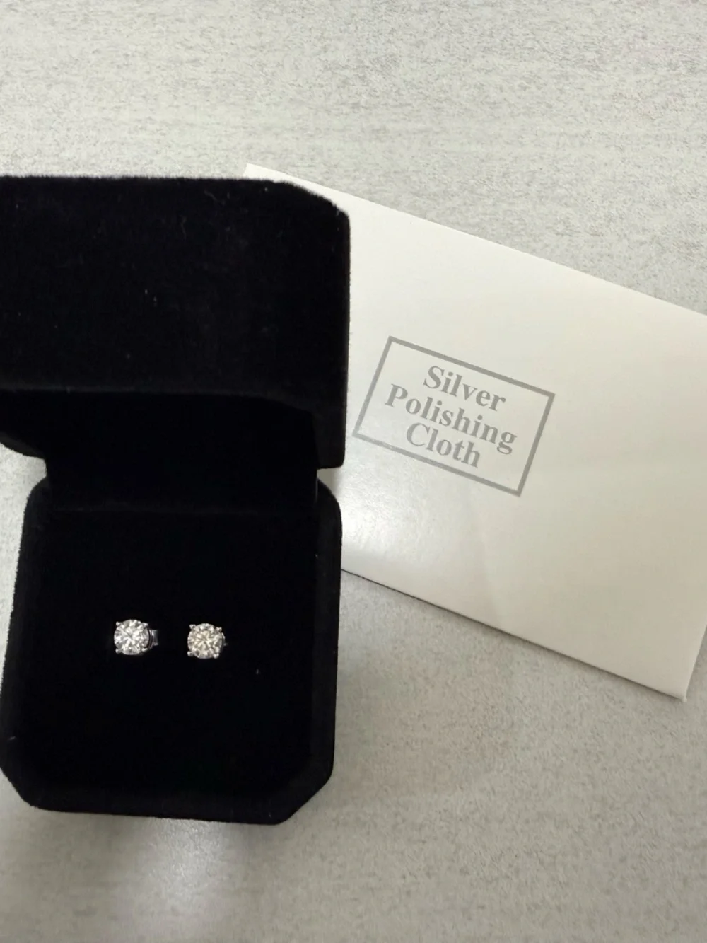 1CTW Stud Moissanite Stud Earrings 925 Sterling Silver
